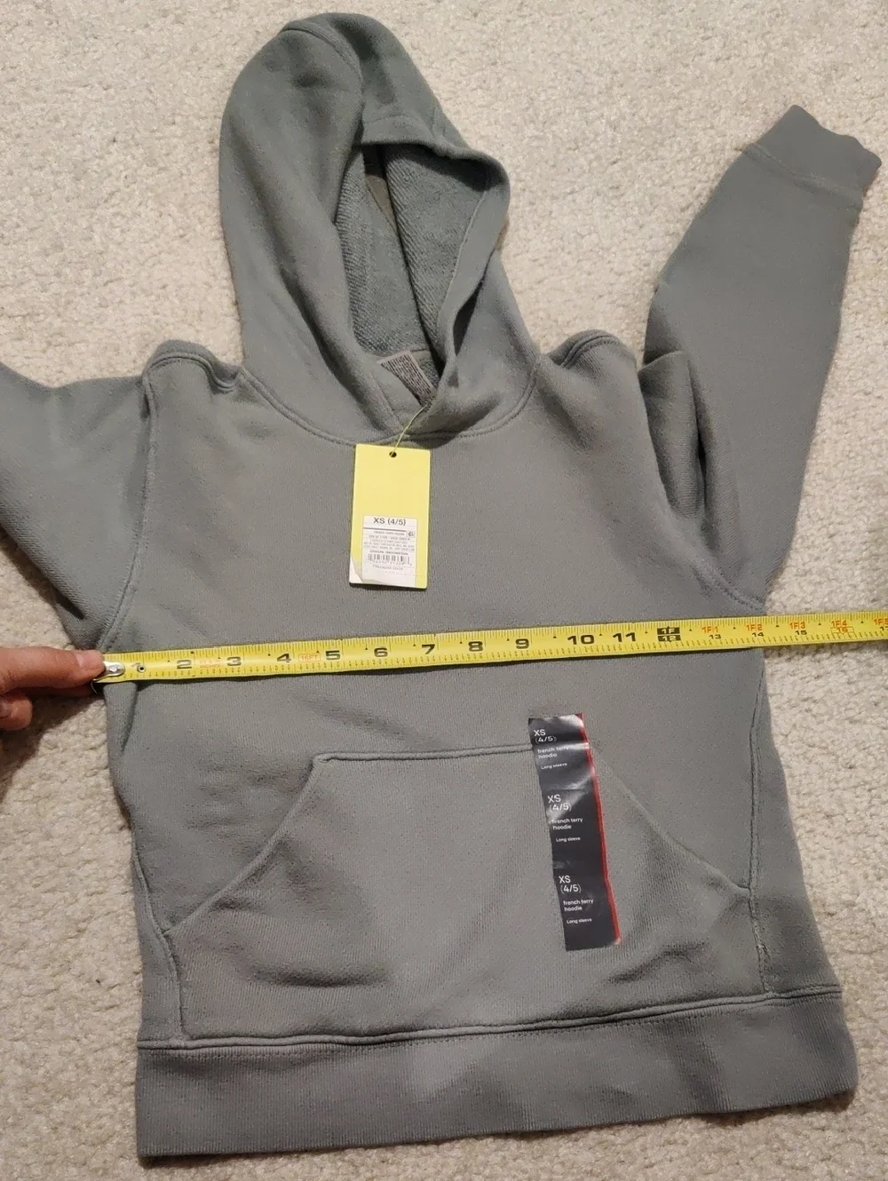 New!All In Motion Boys Sage Green French Terry Hoodie & Shorts Set Y2K Cottageco